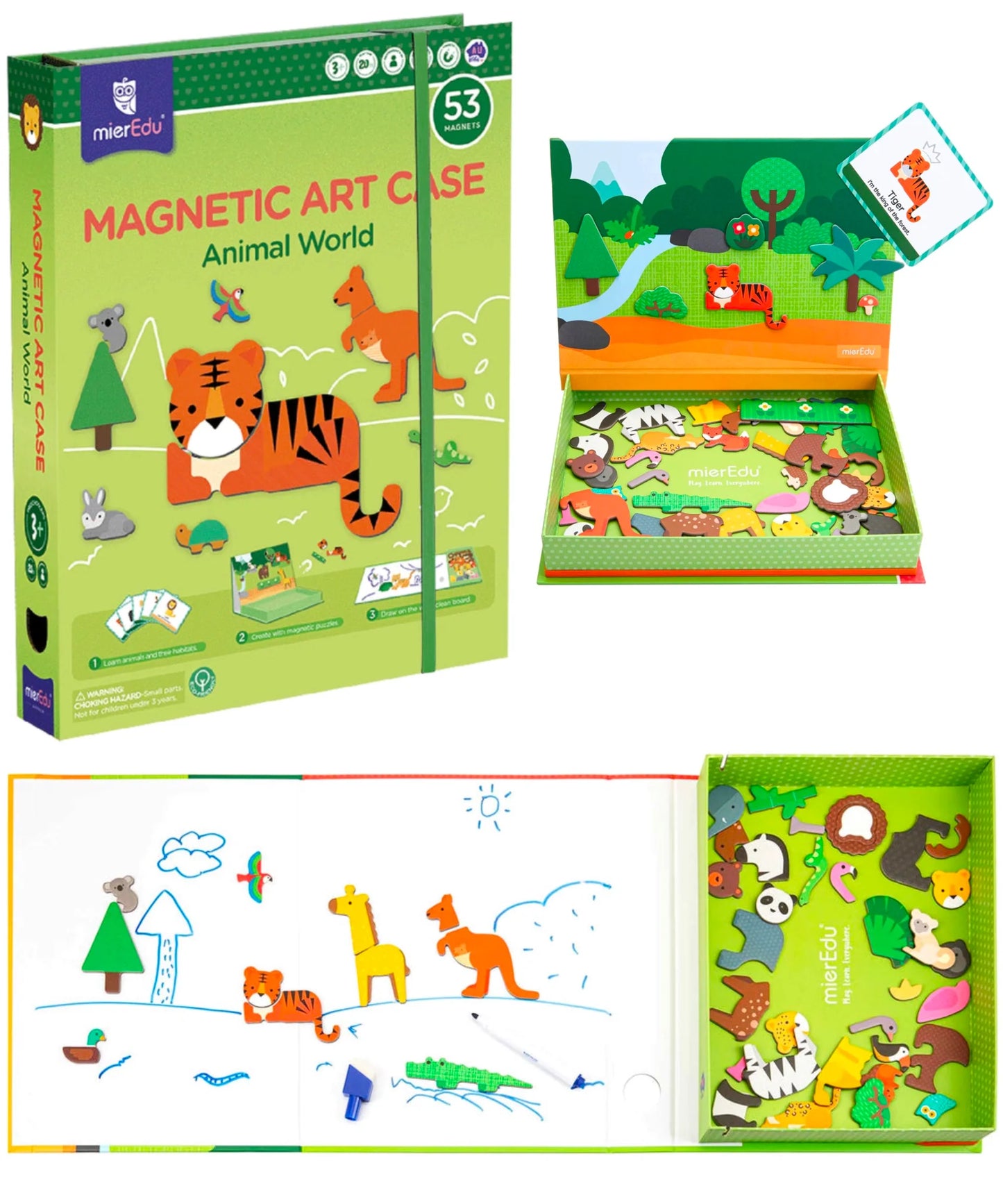 Kostenlos: Erhalten Sie diese Artikel gratis bei einer Bestellung ab 49,99 €.Kreative MagnetSpielbox – Tierwelt
