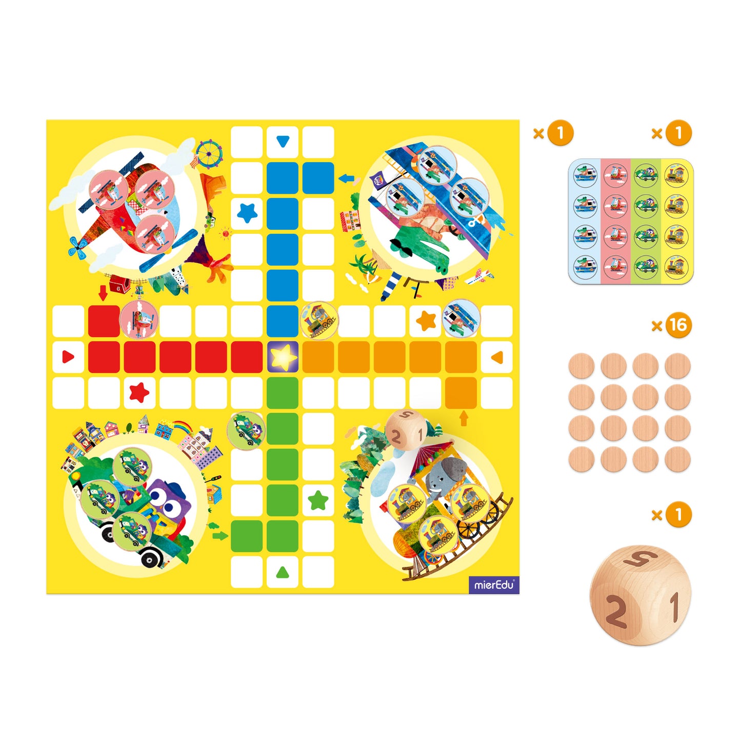 Reisespiel - Ludo
