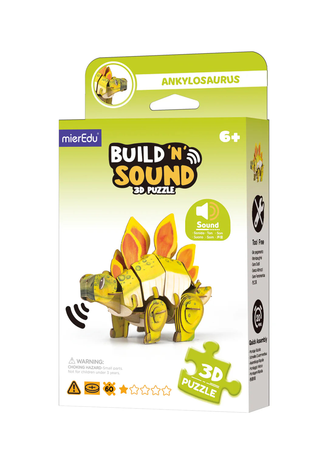 Stegosaurus- Soundwunder 3D Puzzle