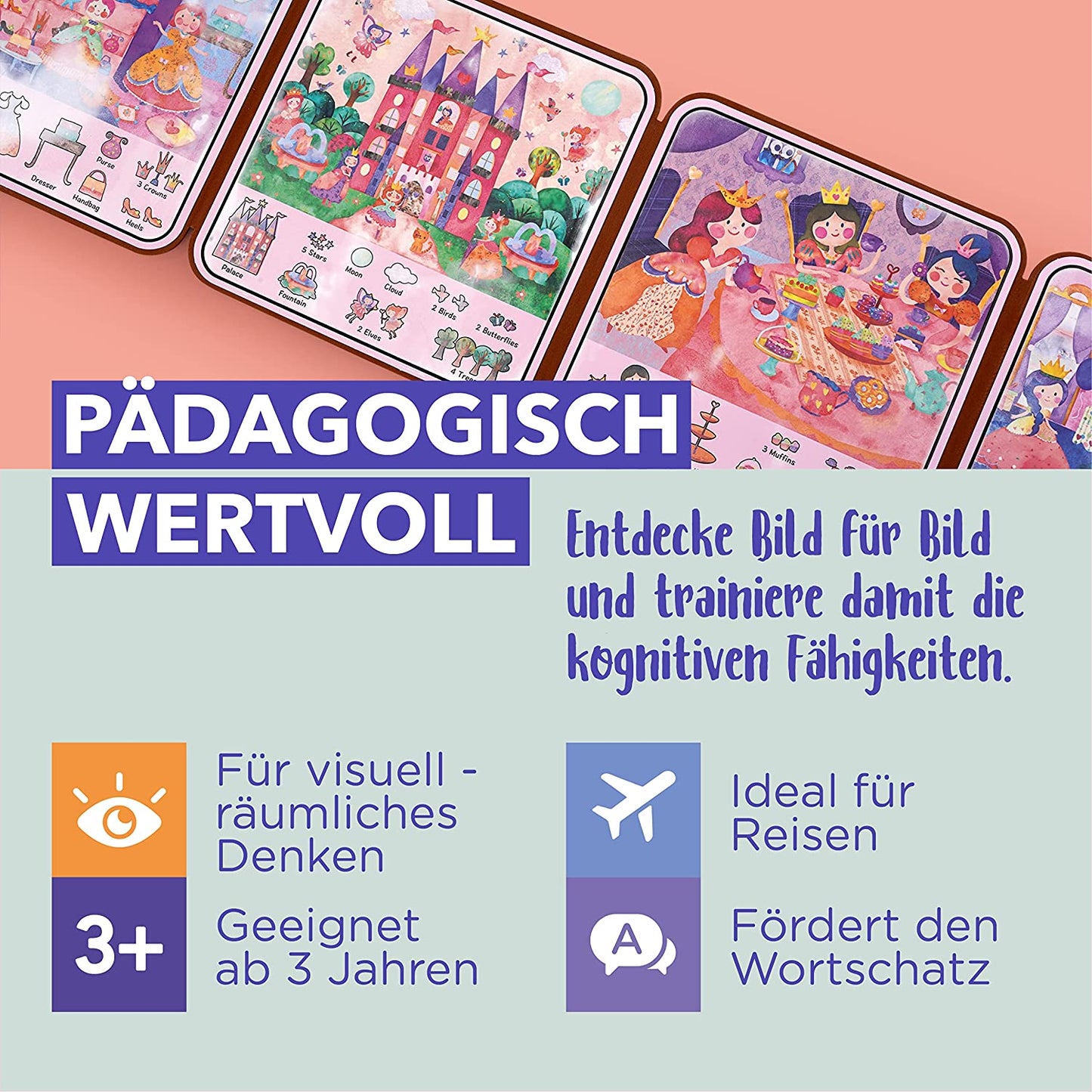 Wassermalbuch – Prinzessin