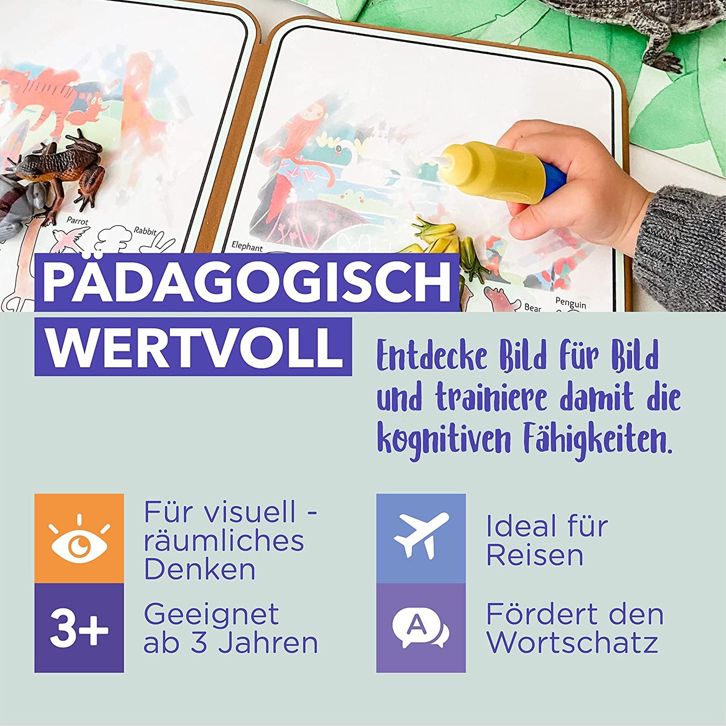 Wassermalbuch – Waldtiere