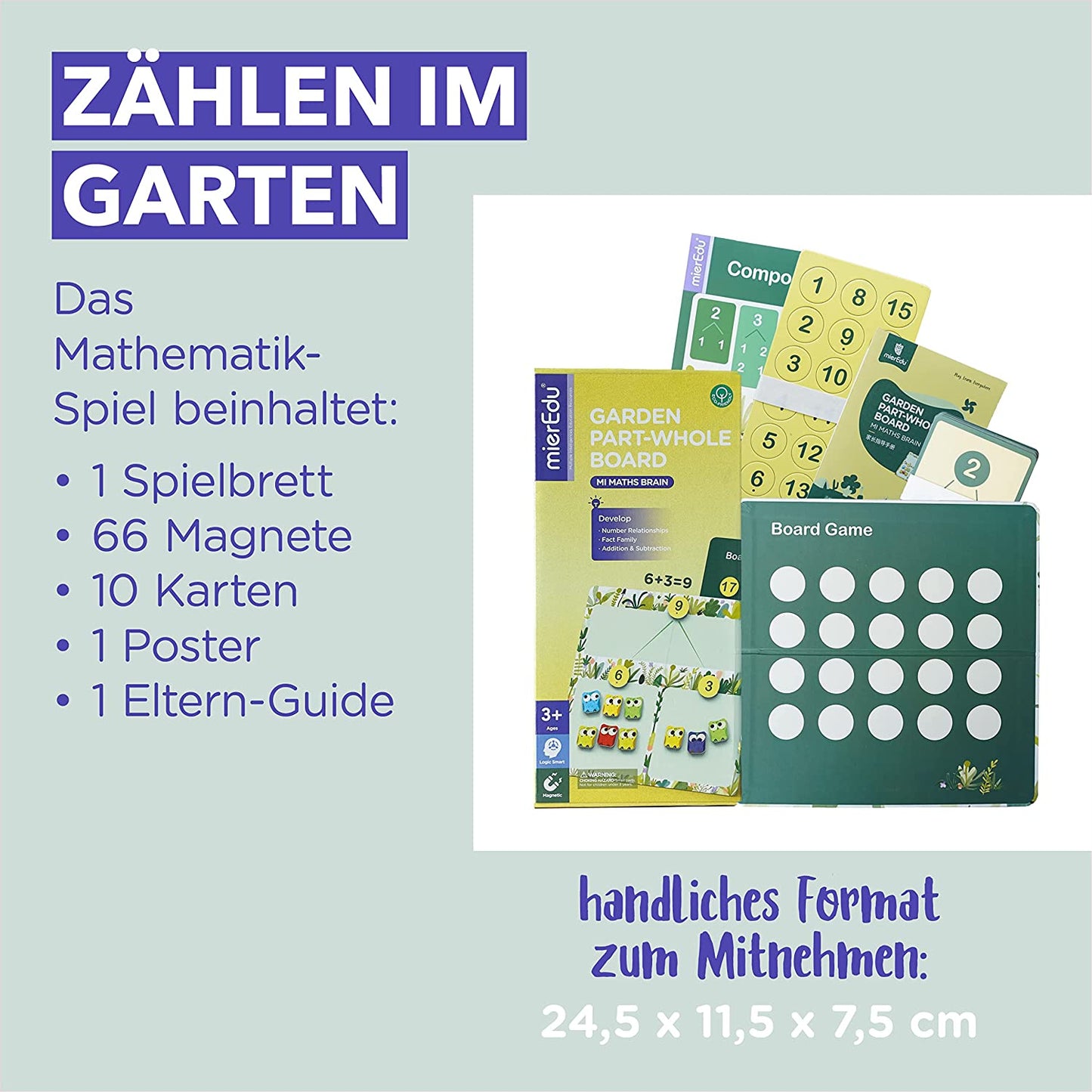 Zählen im Garten (Teil-Teil-Ganzes)