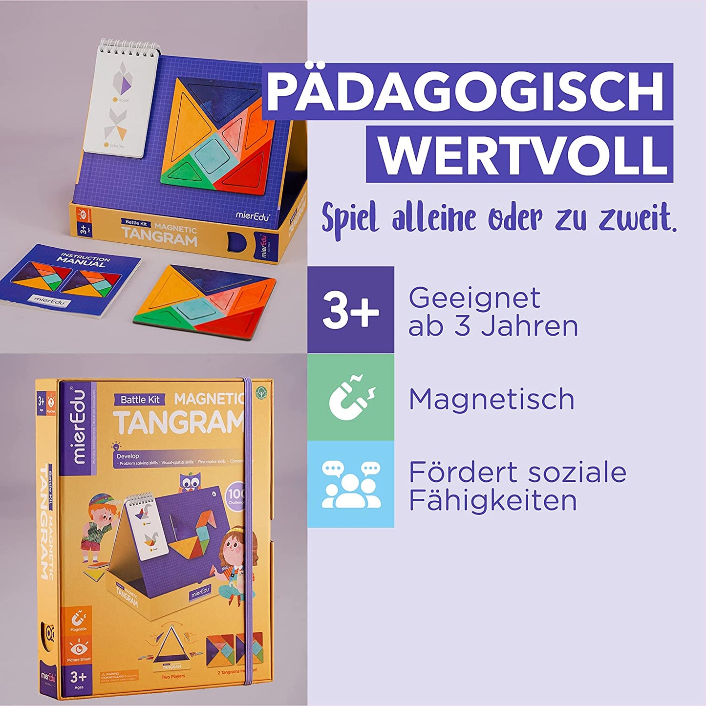 Magnetisches Tangram - Duell Version