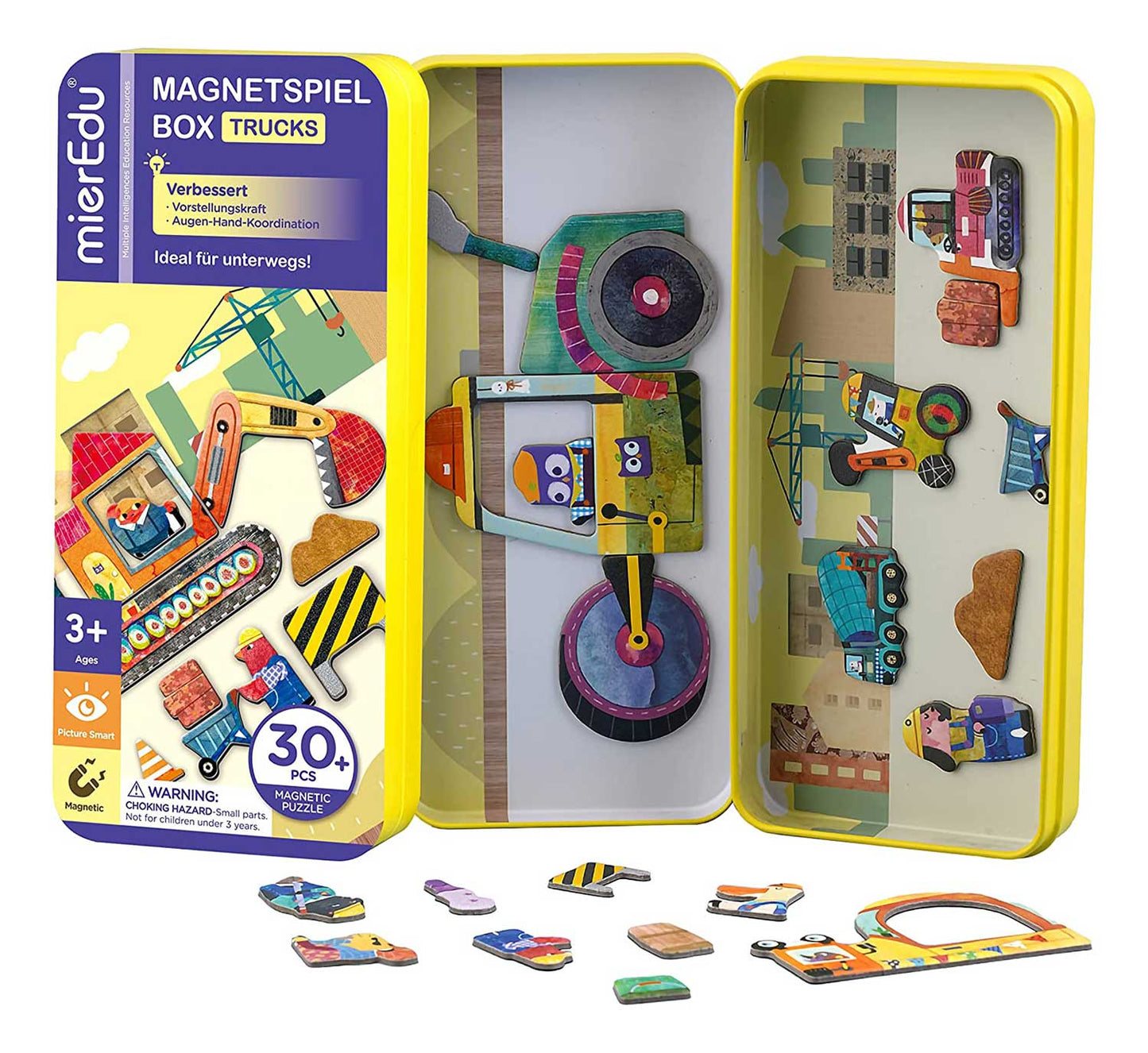 Reise-Magnetspielbox – Trucks