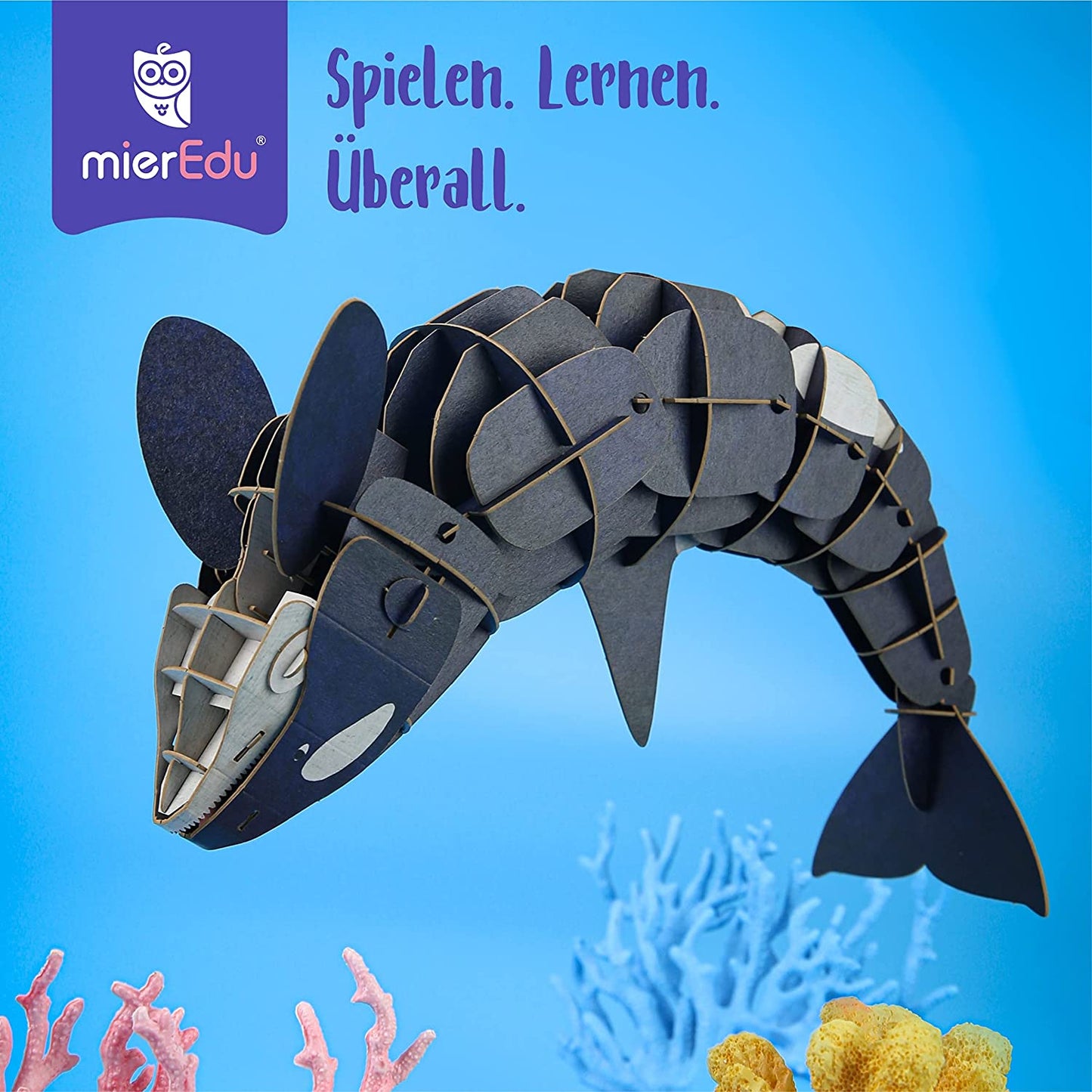 Bewegliches Eco 3D Puzzle – Orca