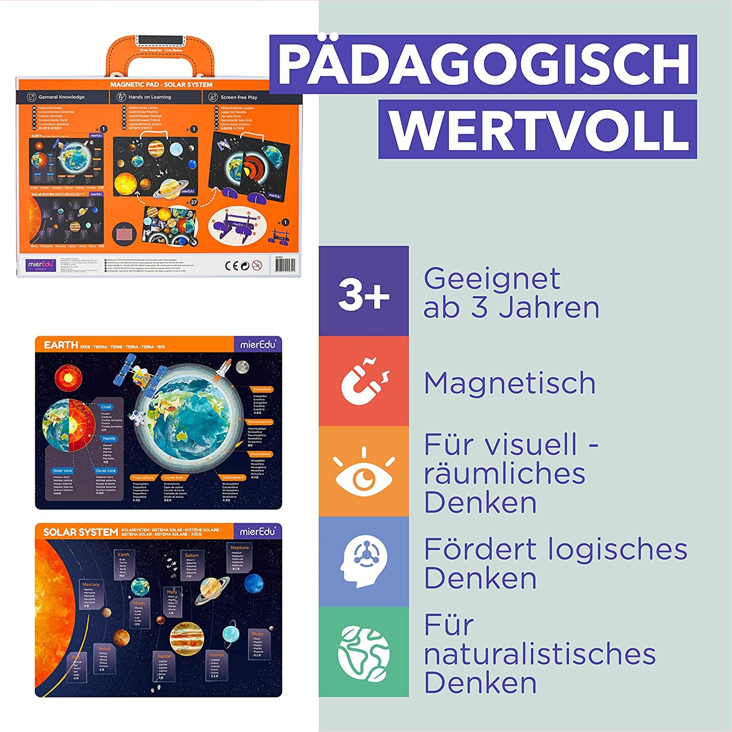 Magnet-Pad - Sonnensystem