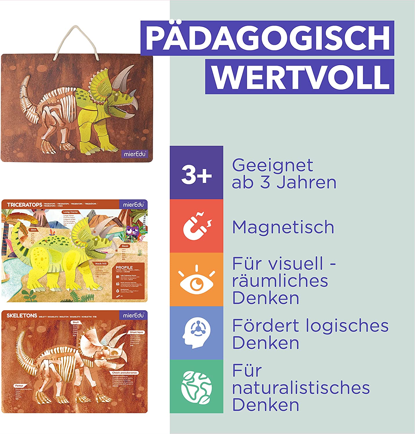 Magnet-Pad - Triceratops