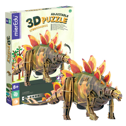 Bewegliches Eco 3D Puzzle – Stegosaurus