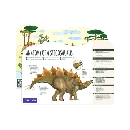 Bewegliches Eco 3D Puzzle – Stegosaurus