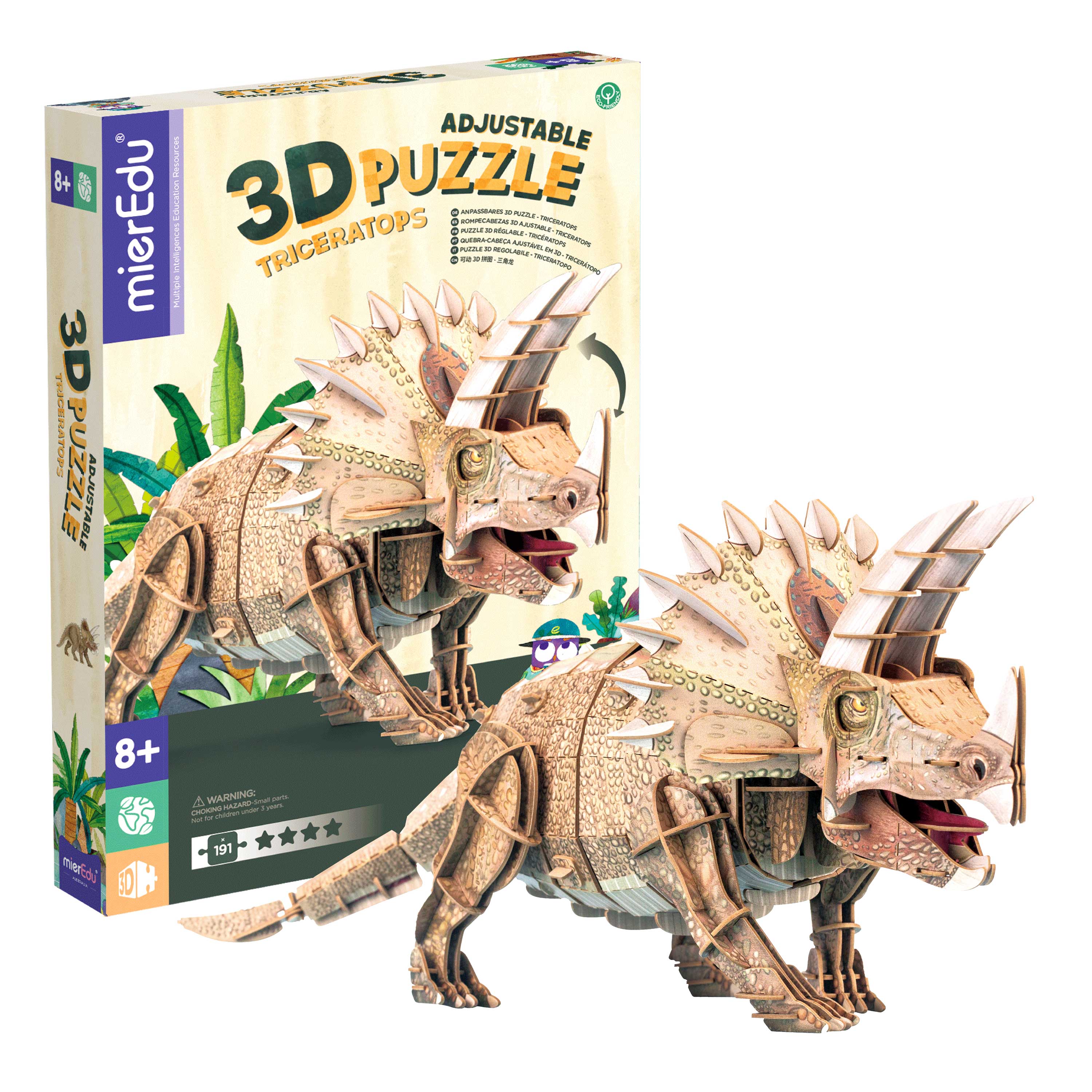 Eugy 3d Puzzle EUGY Mandarin Duck 3D Puzzle - 26 Piece Eco-Friendly  Educational Animal Toy For Kids Ages 6+ Educational Puzzles For Kids, image size:3000x3000