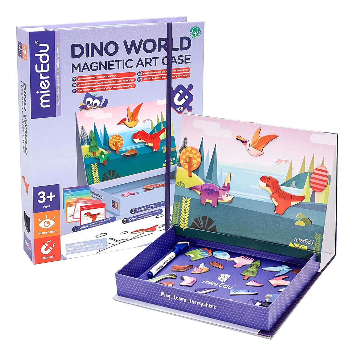 Kreative Magnetspielbox – Dinosaurier
